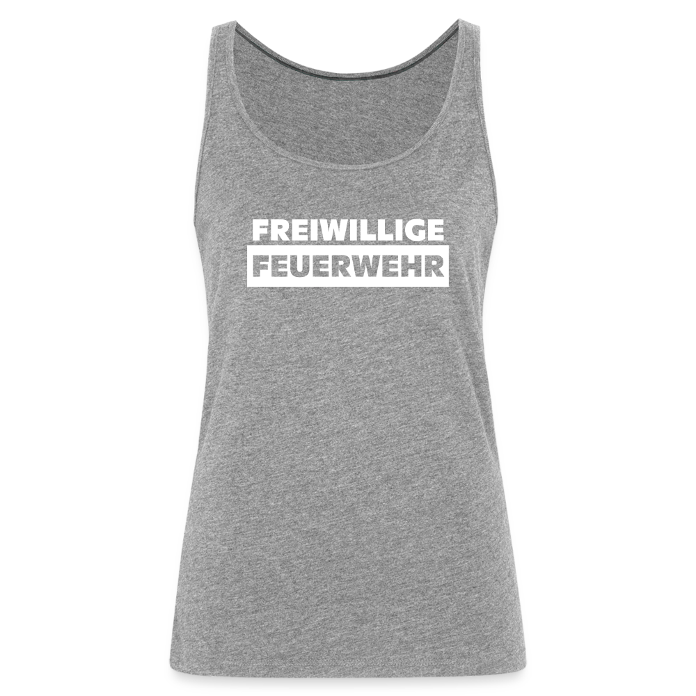 Freiwillige Feuerwehr - Frauen Tank Top - Grau meliert