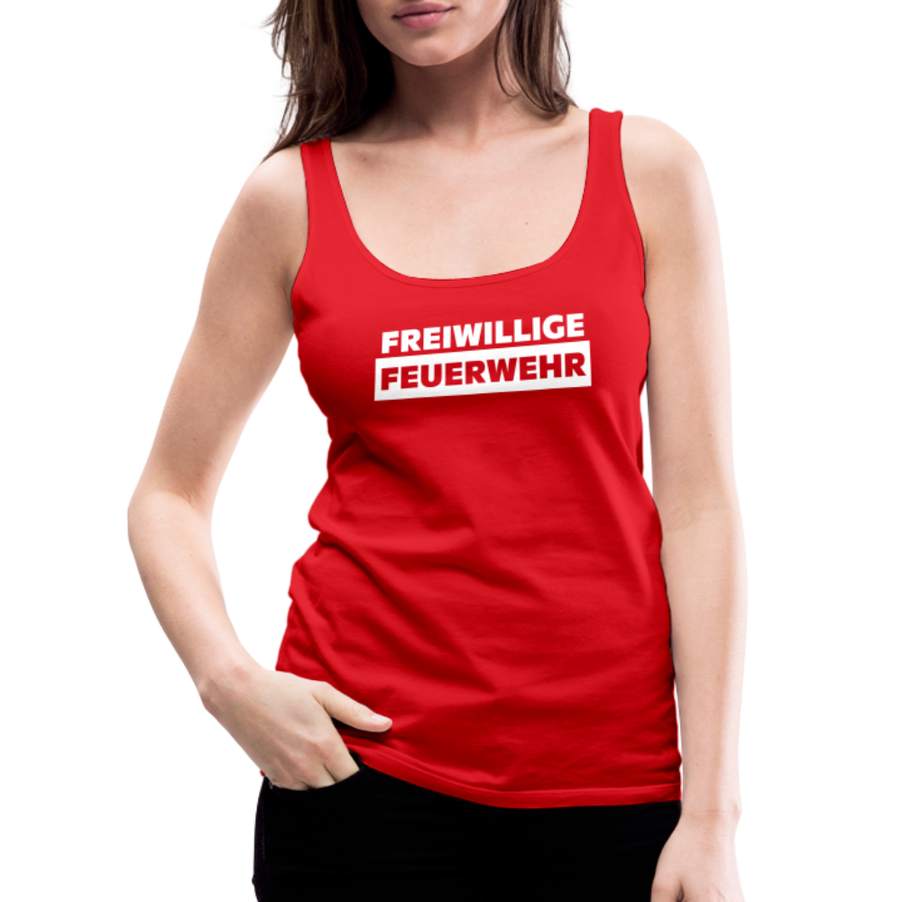 Freiwillige Feuerwehr - Frauen Tank Top - Rot