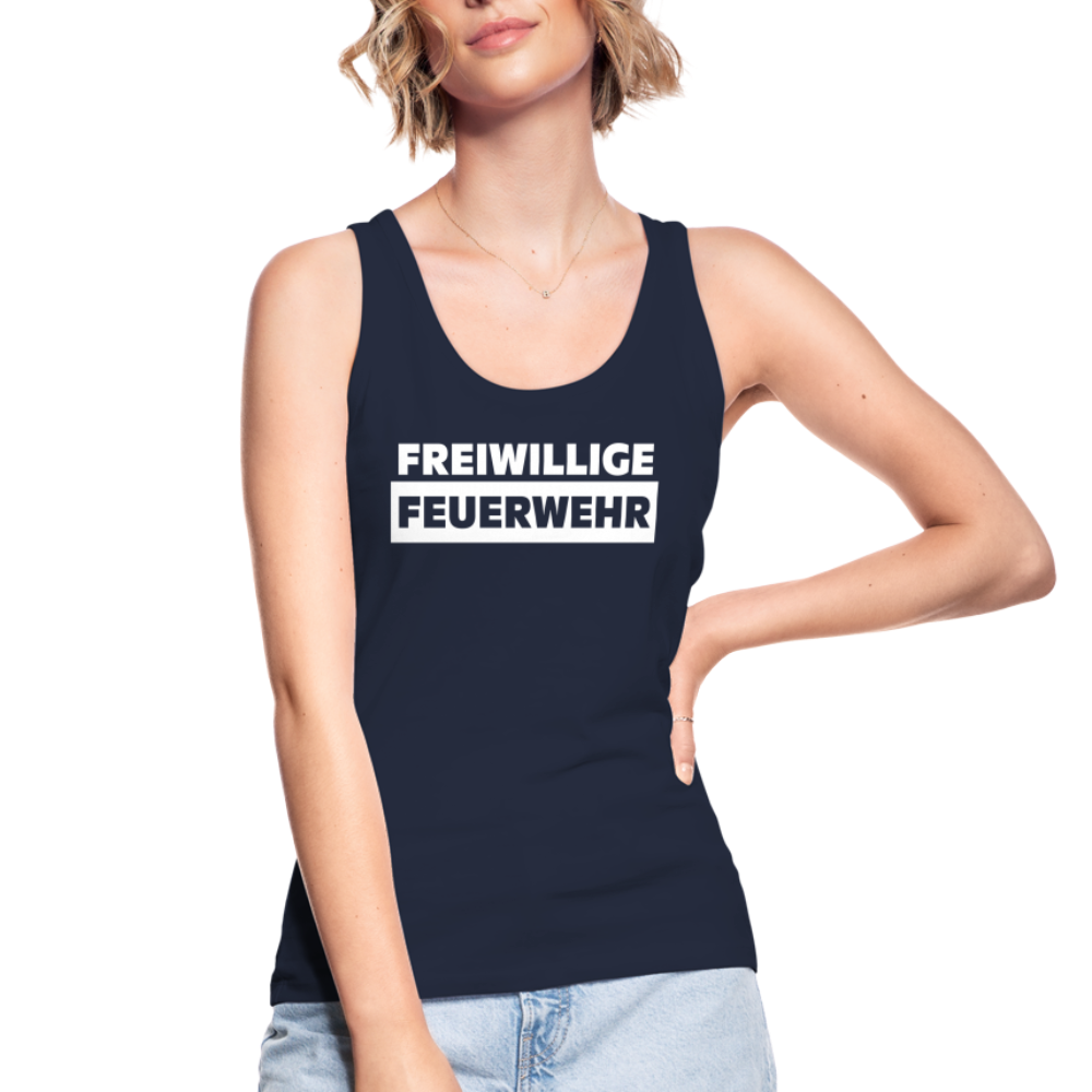 Freiwillige Feuerwehr - Frauen Tank Top aus 100% Bio-Baumwolle - Navy