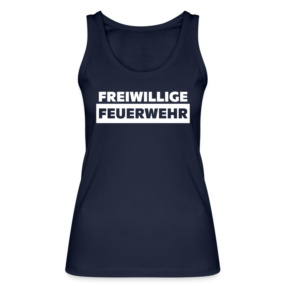 Freiwillige Feuerwehr - Frauen Tank Top aus 100% Bio-Baumwolle - Navy