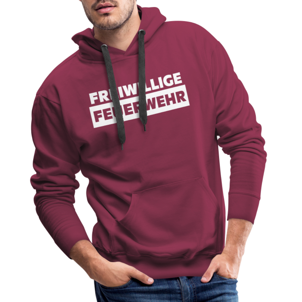 Freiwillige Feuerwehr - Männer Hoodie - Bordeaux