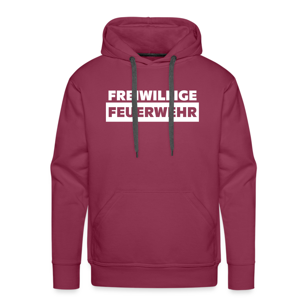 Freiwillige Feuerwehr - Männer Hoodie - Bordeaux