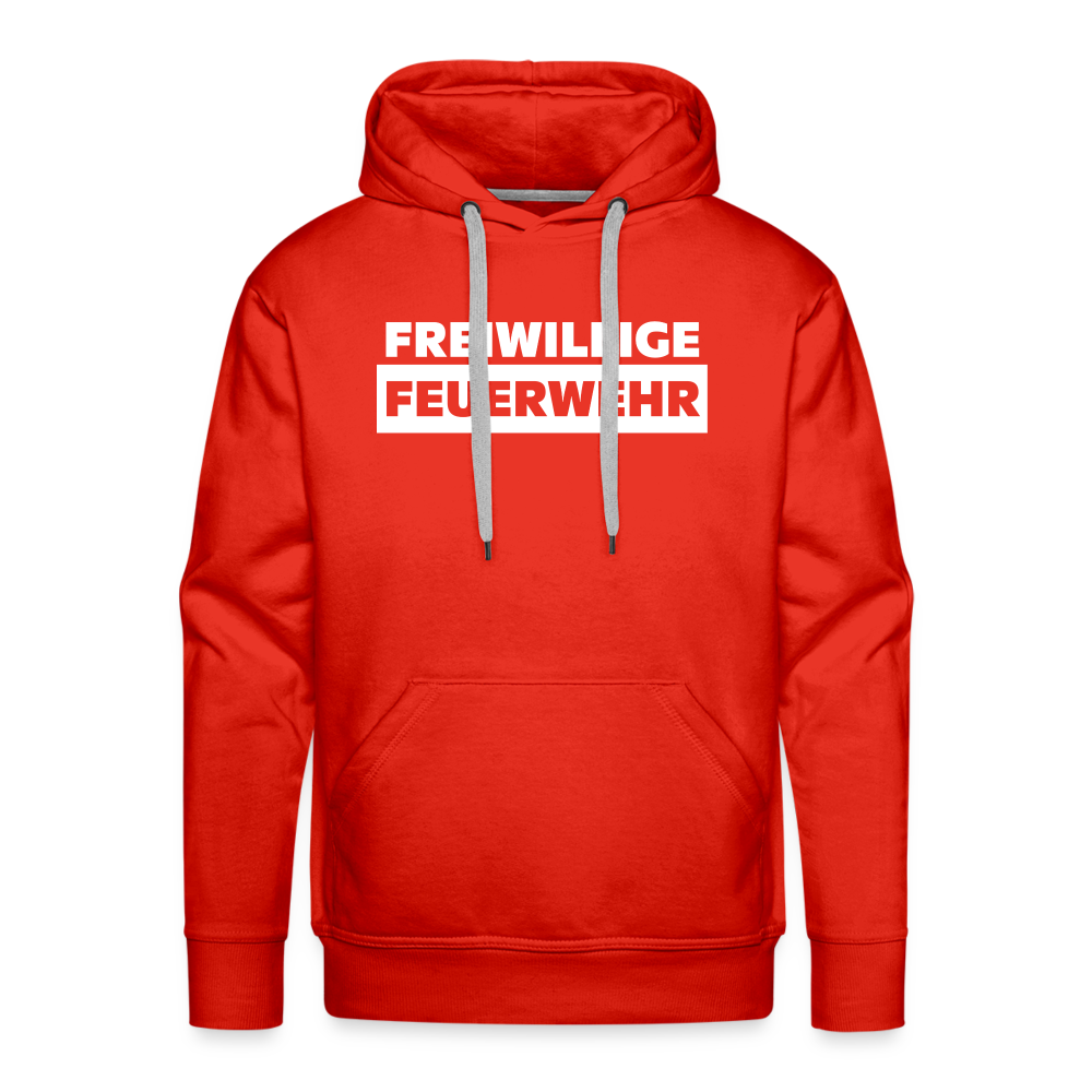 Freiwillige Feuerwehr - Männer Hoodie - Rot