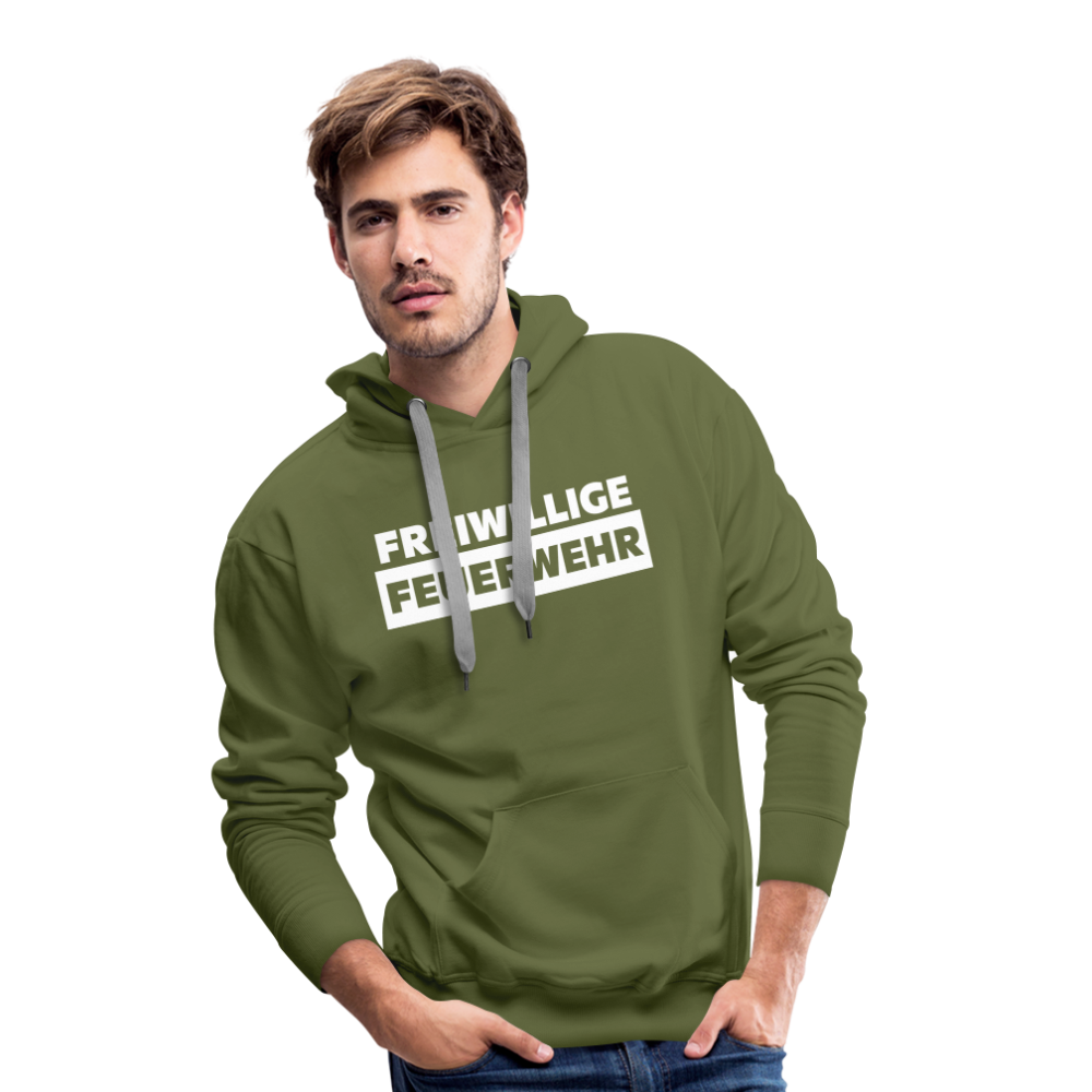 Freiwillige Feuerwehr - Männer Hoodie - Olivgrün