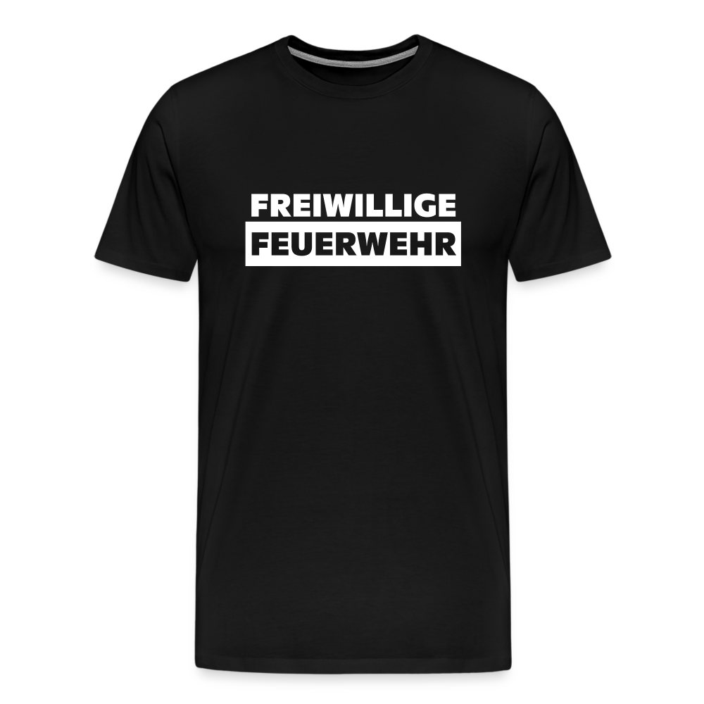 Freiwillige Feuerwehr - Männer T-Shirt - Schwarz