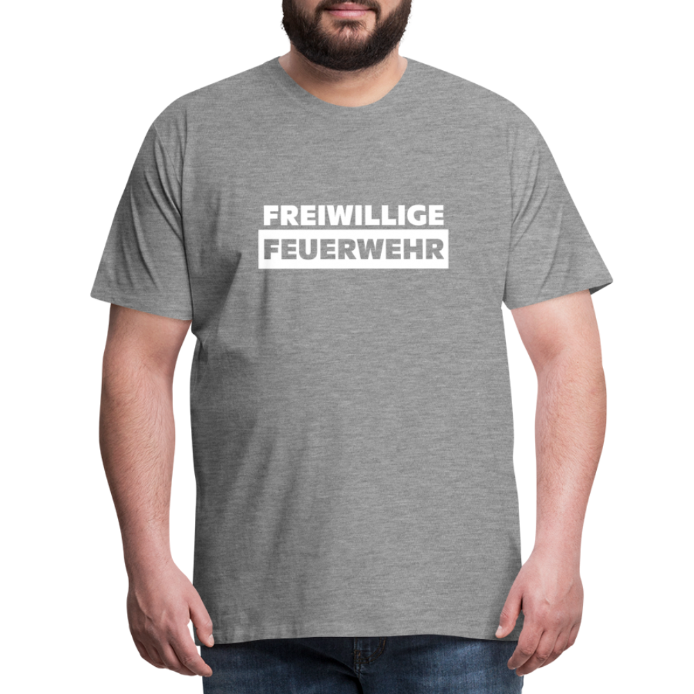 Freiwillige Feuerwehr - Männer T-Shirt - Grau meliert