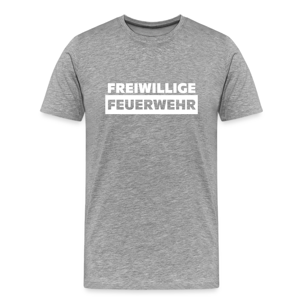 Freiwillige Feuerwehr - Männer T-Shirt - Grau meliert
