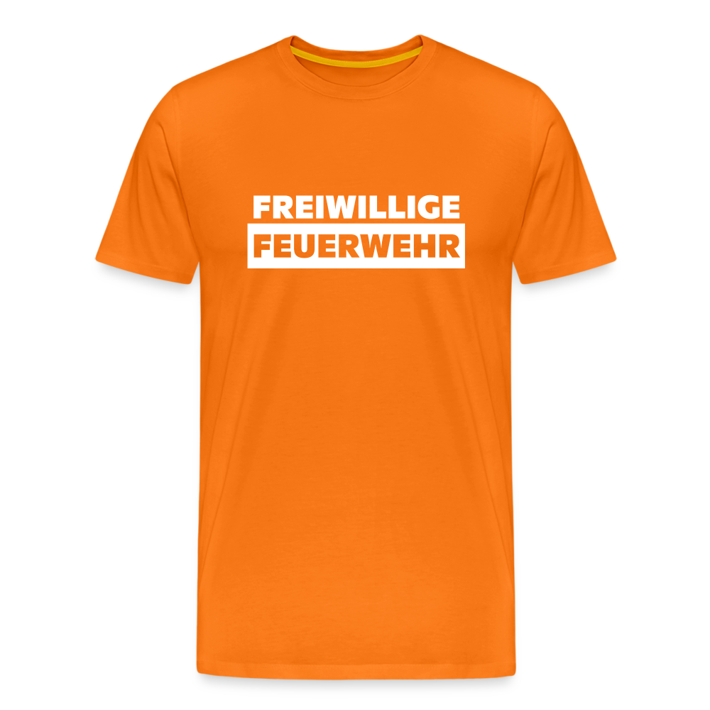 Freiwillige Feuerwehr - Männer T-Shirt - Orange