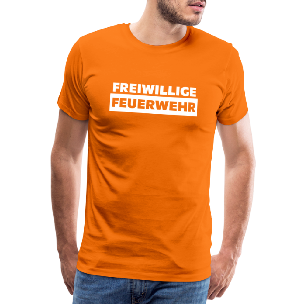 Freiwillige Feuerwehr - Männer T-Shirt - Orange