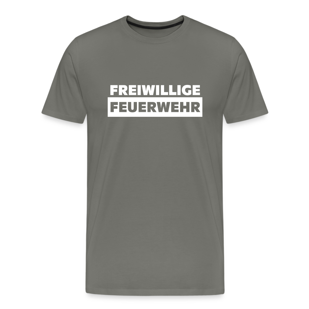 Freiwillige Feuerwehr - Männer T-Shirt - Asphalt