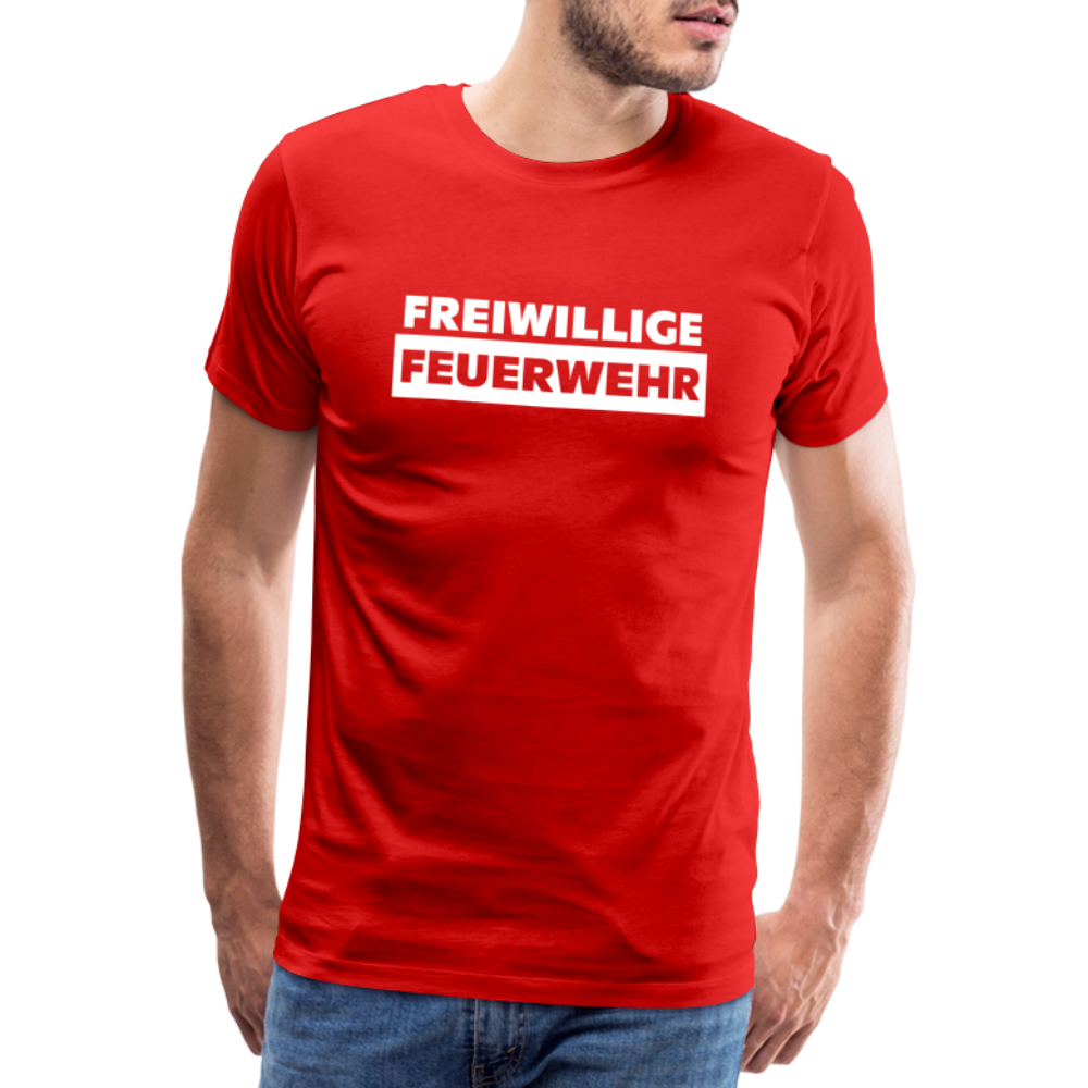 Freiwillige Feuerwehr - Männer T-Shirt - Rot