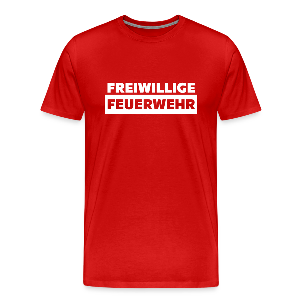 Freiwillige Feuerwehr - Männer T-Shirt - Rot