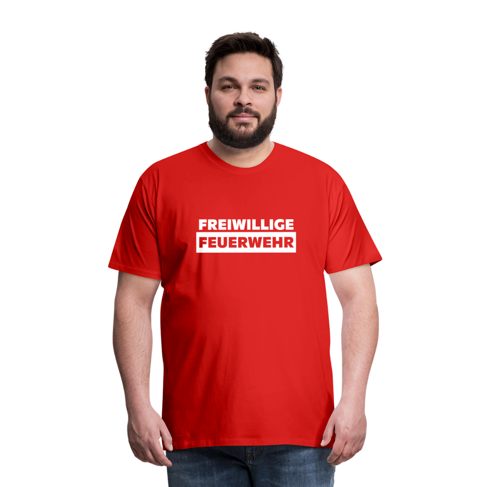 Freiwillige Feuerwehr - Männer T-Shirt - Rot