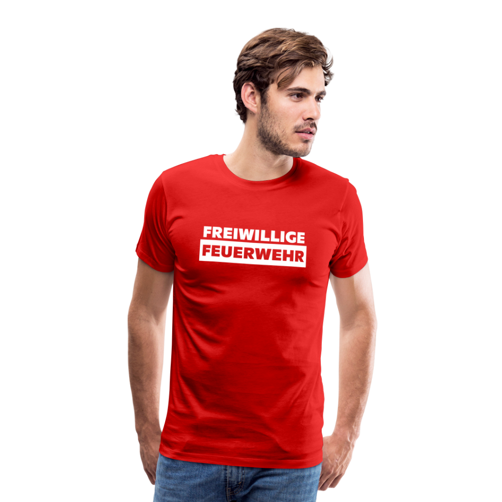 Freiwillige Feuerwehr - Männer T-Shirt - Rot
