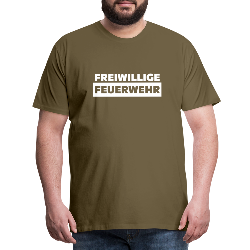 Freiwillige Feuerwehr - Männer T-Shirt - Khaki