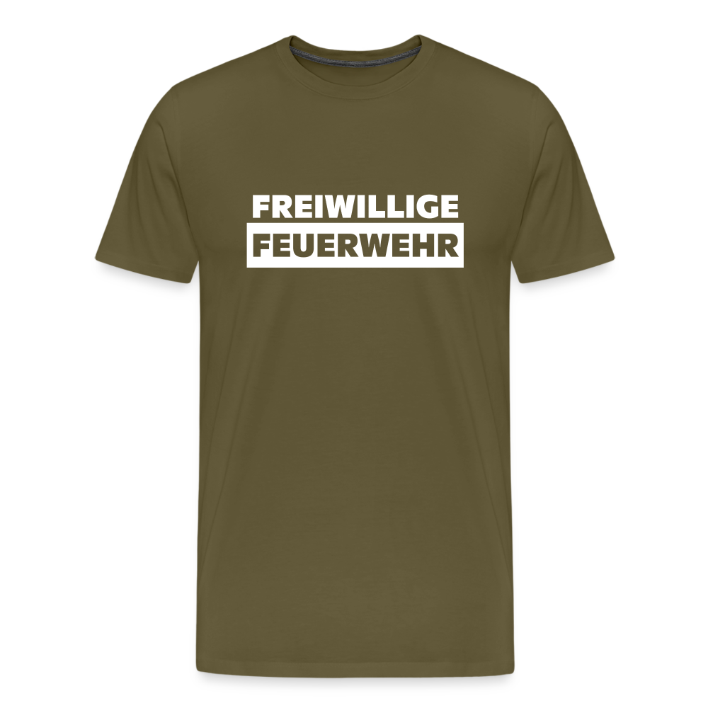Freiwillige Feuerwehr - Männer T-Shirt - Khaki