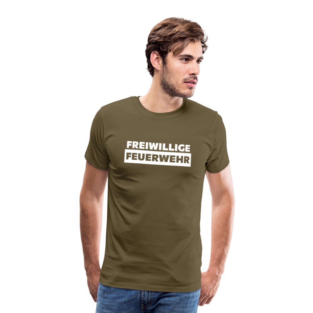 Freiwillige Feuerwehr - Männer T-Shirt - Khaki