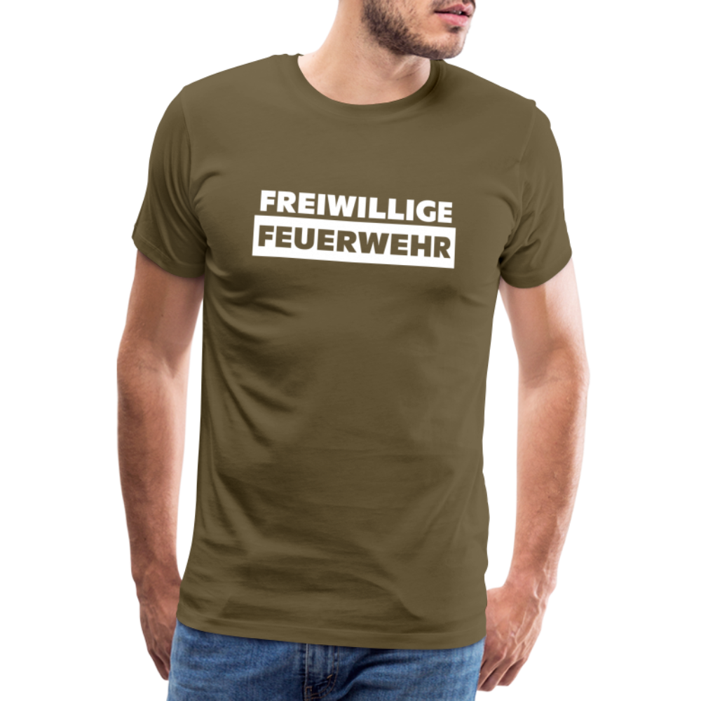 Freiwillige Feuerwehr - Männer T-Shirt - Khaki
