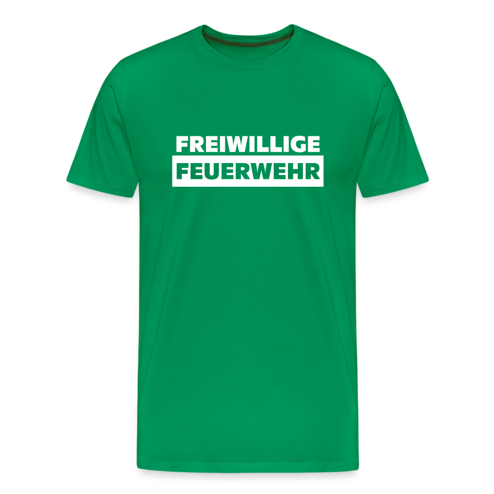 Freiwillige Feuerwehr - Männer T-Shirt - Kelly Green