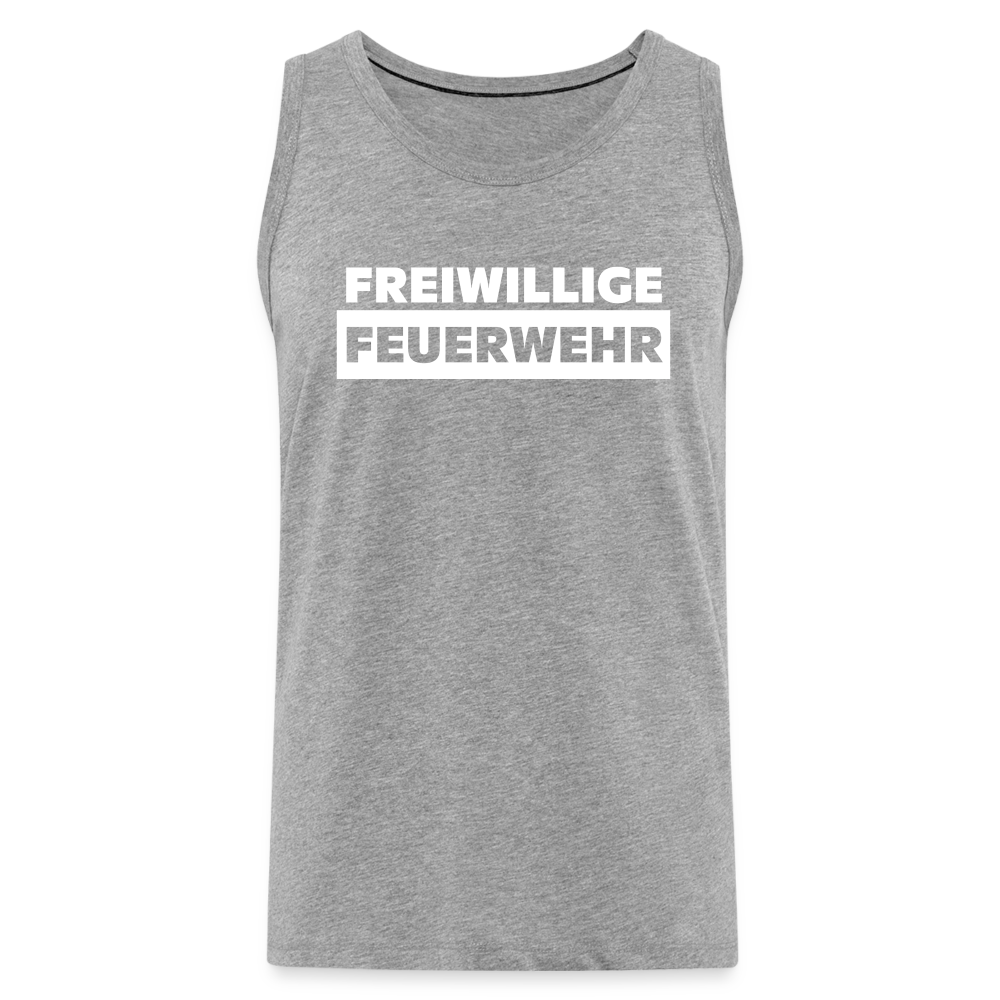 Freiwillige Feuerwehr - Männer Tank Top - Grau meliert