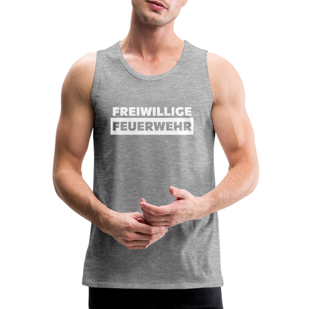 Freiwillige Feuerwehr - Männer Tank Top - Grau meliert