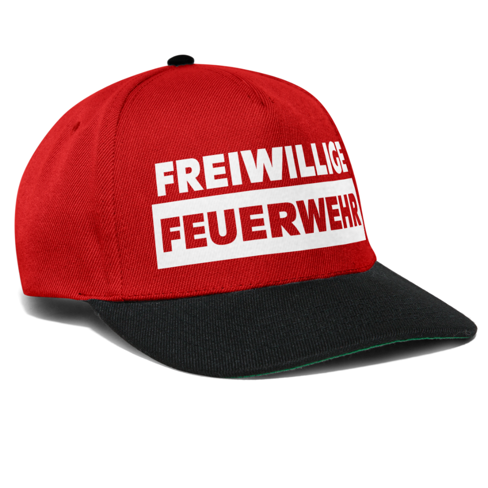Freiwillige Feuerwehr - Snapback Cap - Rot/Schwarz