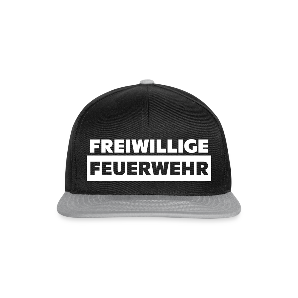 Freiwillige Feuerwehr - Snapback Cap - Schwarz/Grau