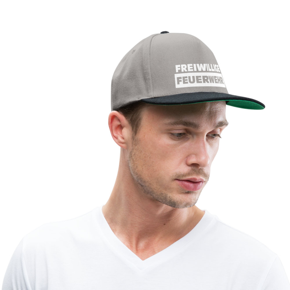 Freiwillige Feuerwehr - Snapback Cap - Graphit/Schwarz