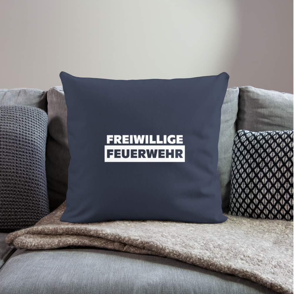 Freiwillige Feuerwehr - Sofakissen mit Füllung 44 x 44 cm - Navy