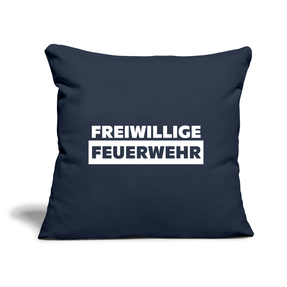 Freiwillige Feuerwehr - Sofakissen mit Füllung 44 x 44 cm - Navy
