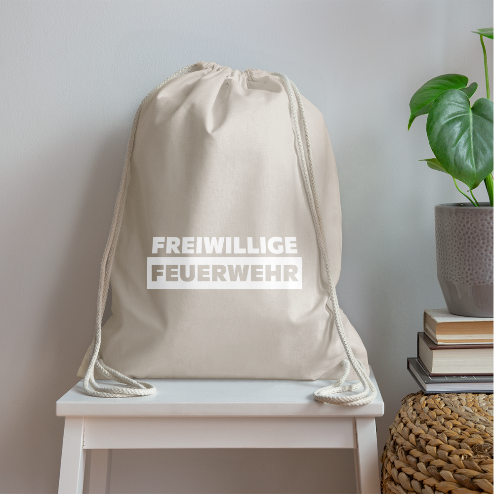 Freiwillige Feuerwehr - Stoffbeutel aus 100% Bio-Baumwolle - Natur