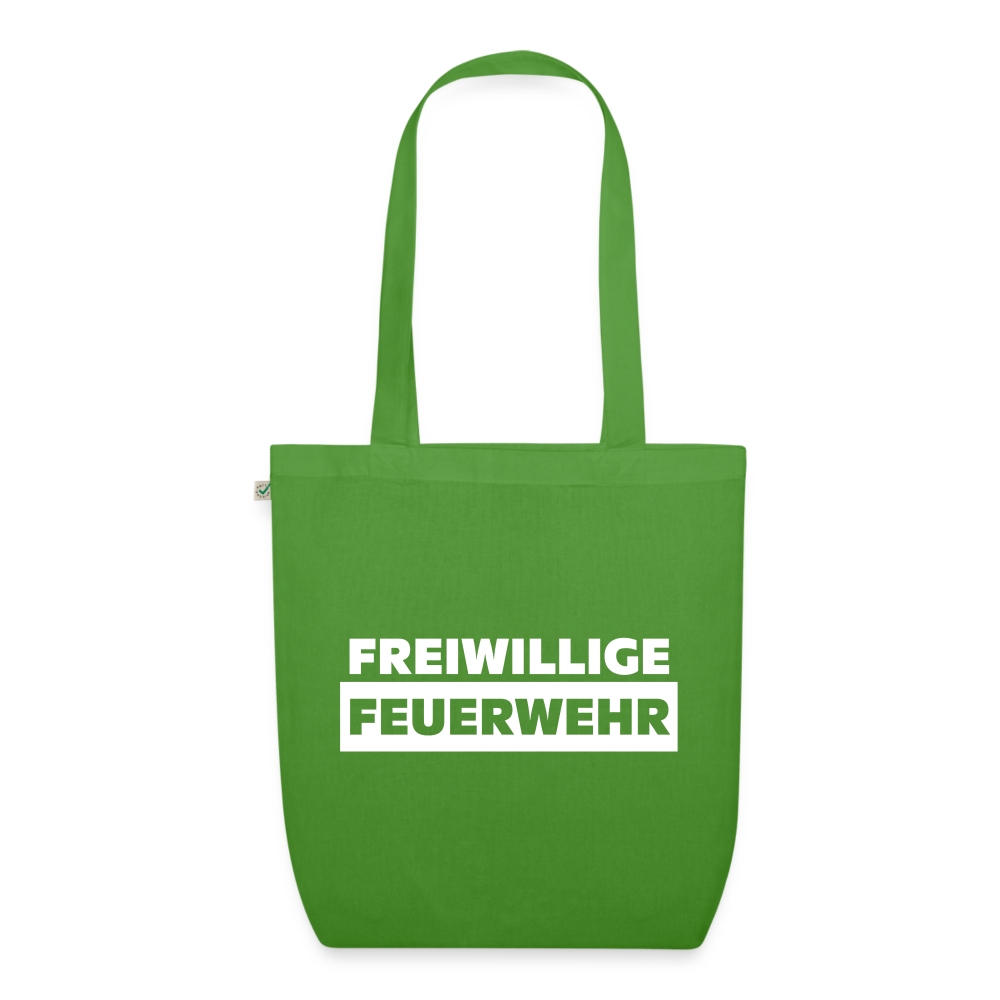 Freiwillige Feuerwehr - Stoffbeutel aus 100% Bio-Baumwolle - Blattgrün