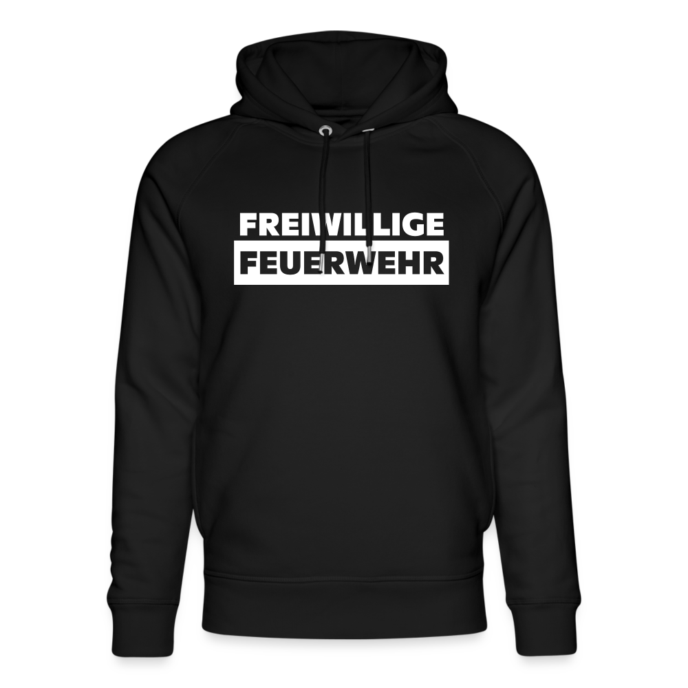 Freiwillige Feuerwehr - Unisex Bio-Hoodie - Schwarz