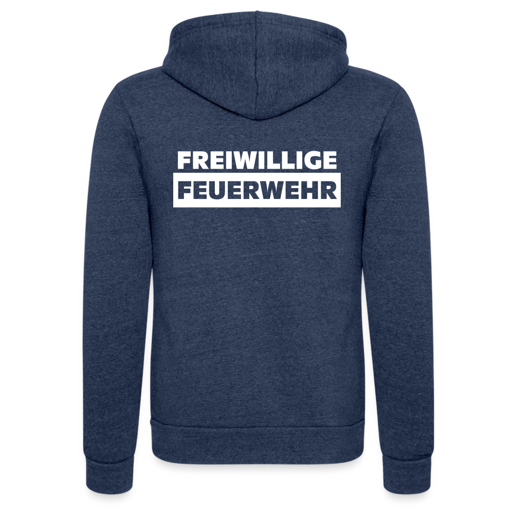 Freiwillige Feuerwehr - Unisex Tri-Blend Kapuzenjacke - Navy meliert