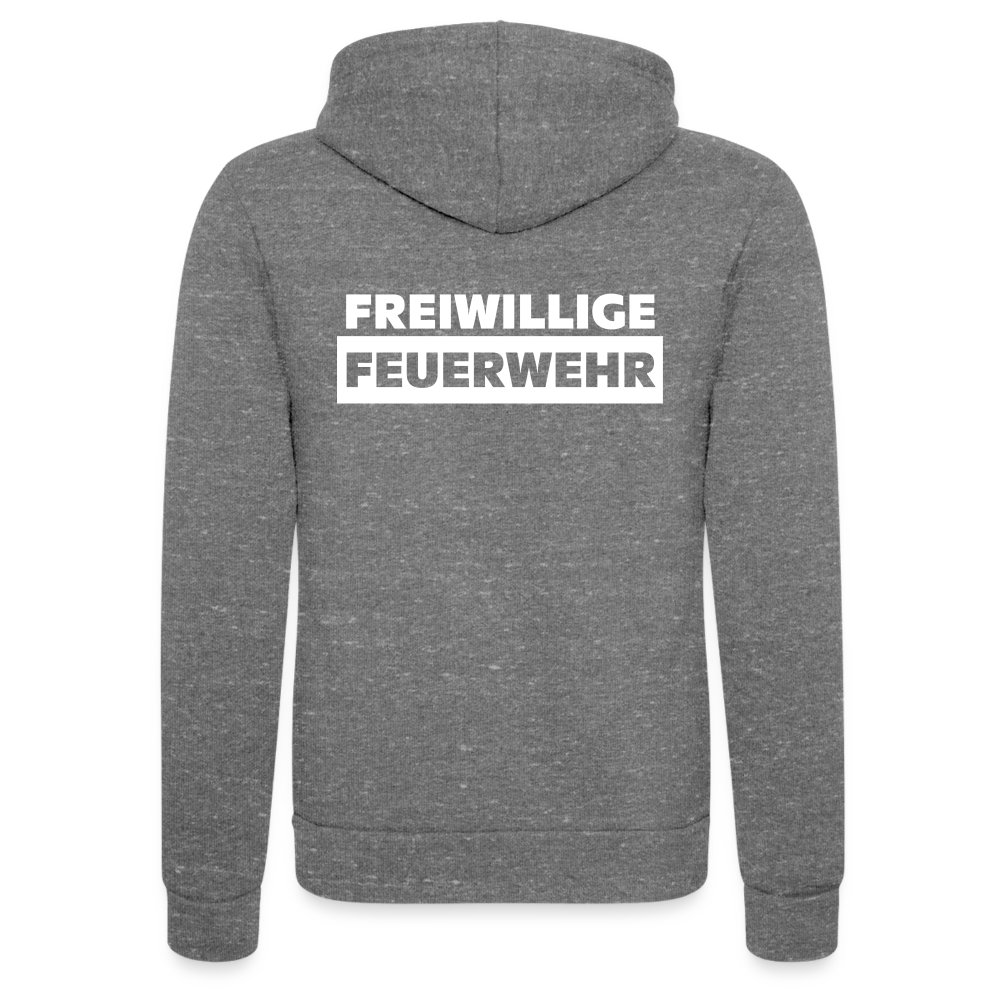 Freiwillige Feuerwehr - Unisex Tri-Blend Kapuzenjacke - Grau Triblend